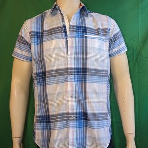 Robert Graham Short Sleeve Button Up Shirt - Size Small - Excellent Condition
